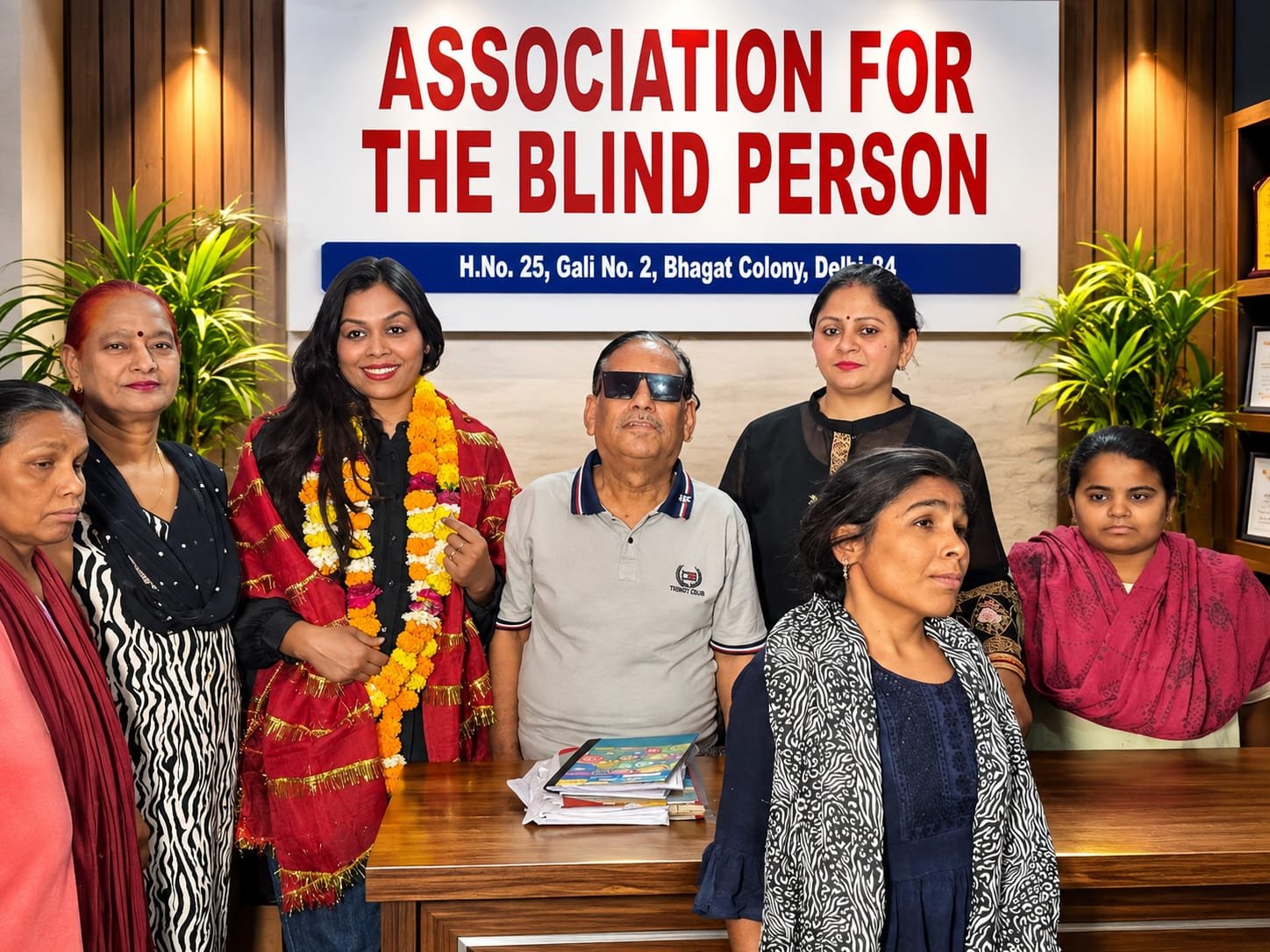 बुराड़ी के आश्रम पहुंचीं प्रीति शर्मा, बच्चों ने फूलों...